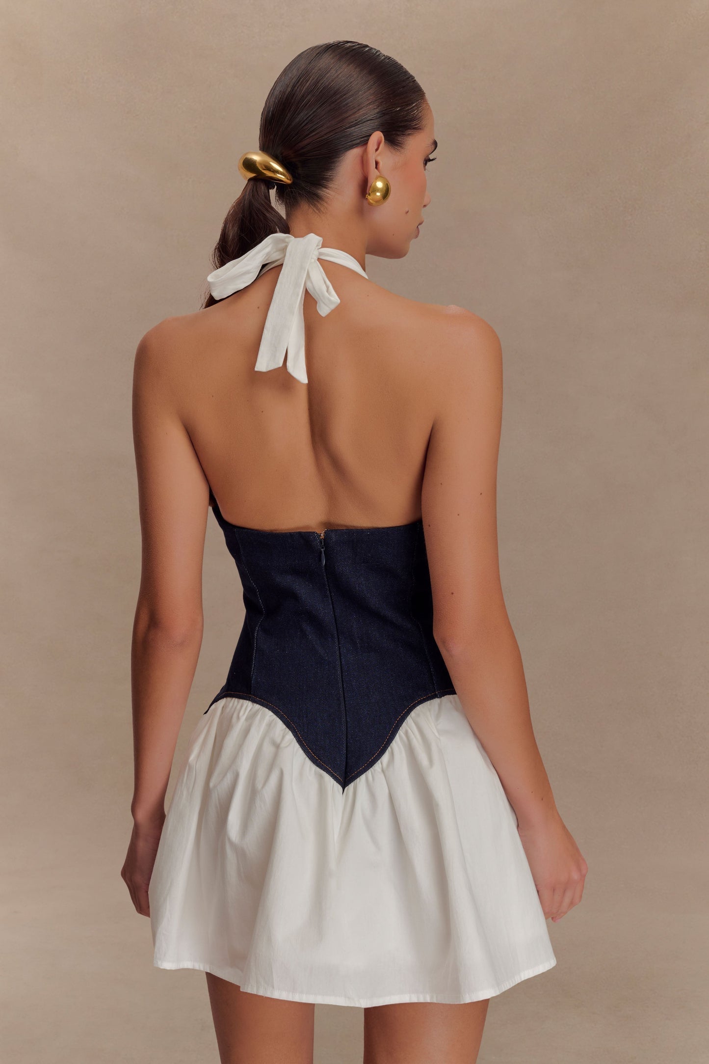 Livette - Halter Mini Dress