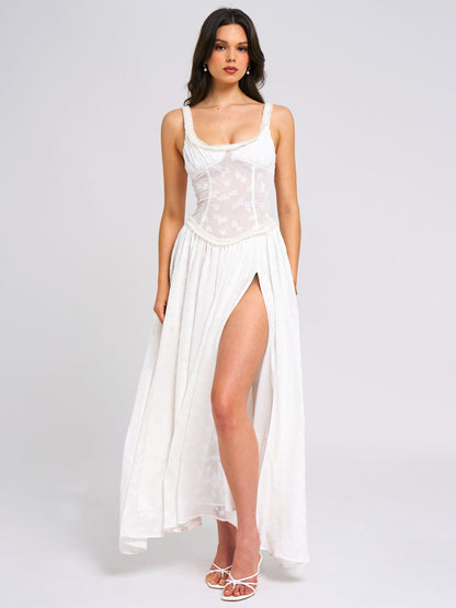 Livette - Floral Pattern Maxi Dress