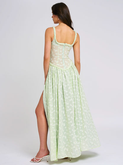 Livette - Floral Pattern Maxi Dress