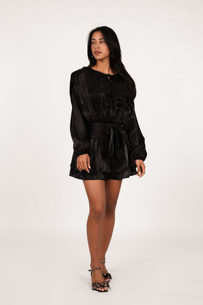 Sarelia – Satin Mini Dress
