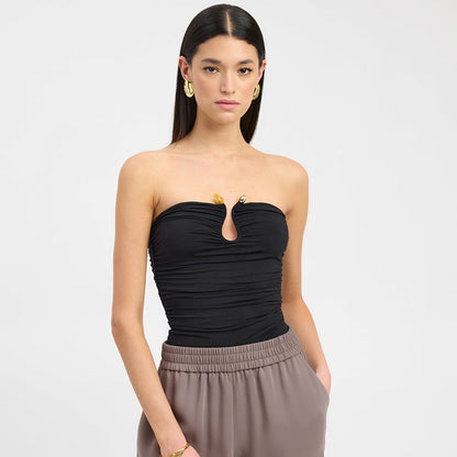 Narella – Strapless top with decorative detail