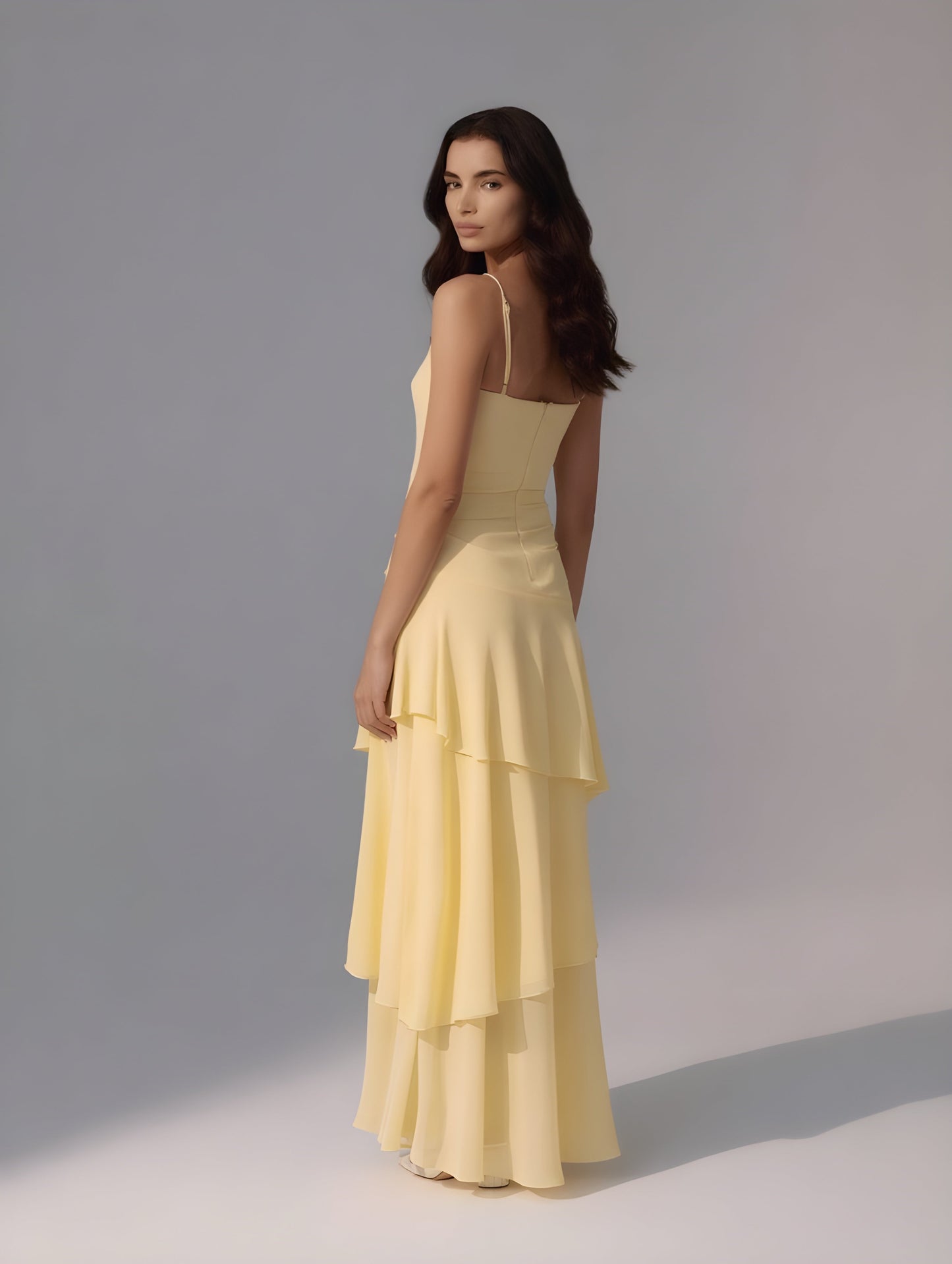 Livette - Long Ruffle Maxi Dress