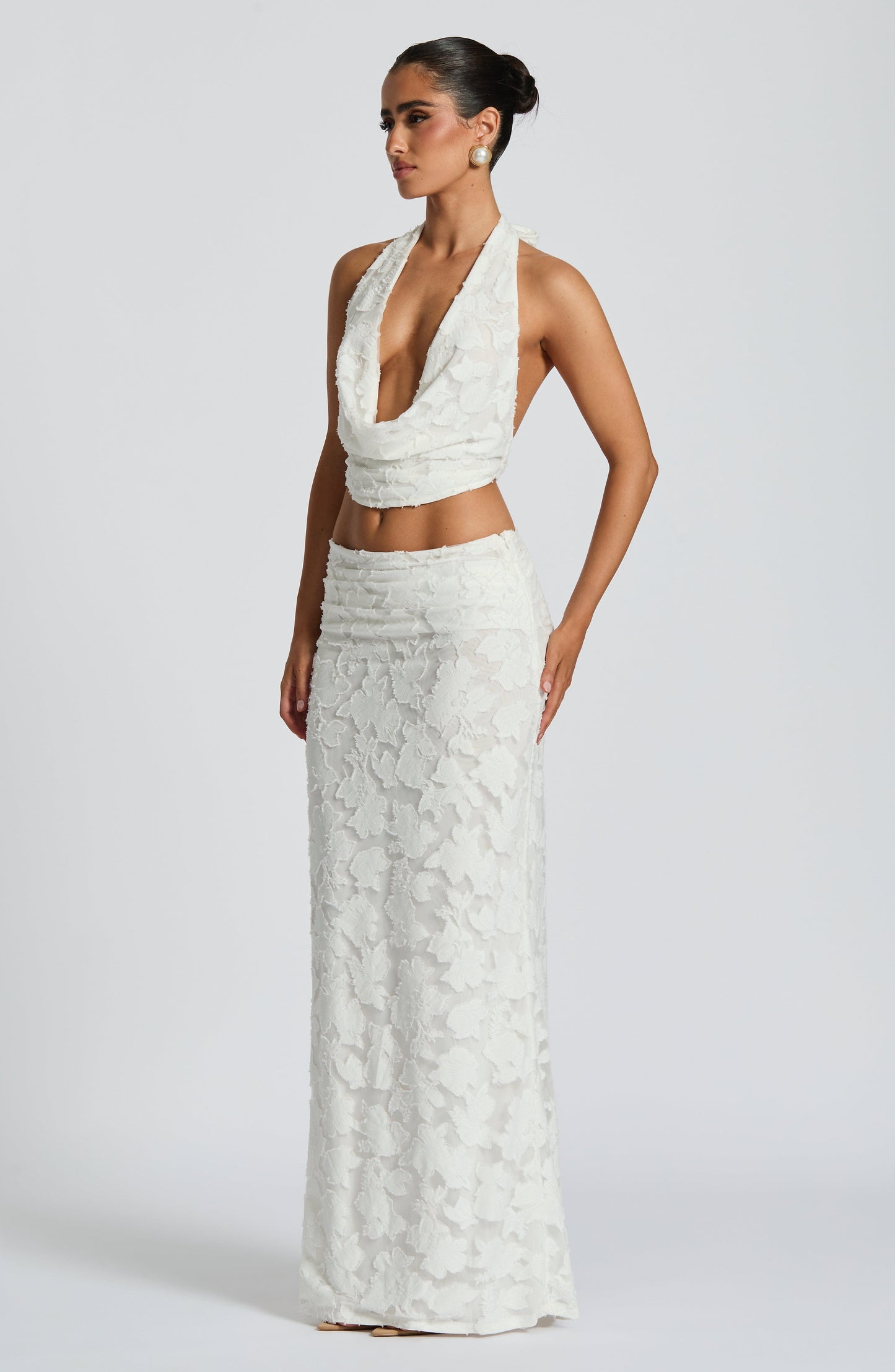 Naevina – Sheer flower co-ord set